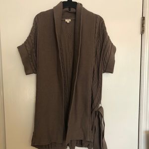 J.CREW cardigan sweater with belt